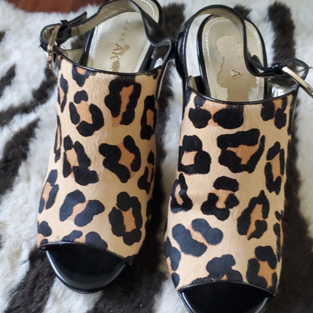 Animal print shoes